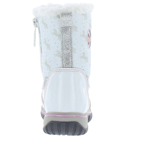 NIB Totes Toddler Girls Lil Unicorn 2 Waterproof Flat Heel Winter Boots Sz: 7T - Picture 5 of 9